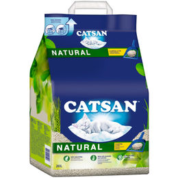 Catsan Natural Klumpstreu unparfümiert 2 x 20 l - 2 x 20 l – Bild 1 von 12