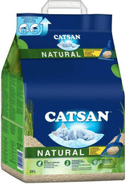 Produktbild von Catsan Natural Klumpstreu unparfümiert 20 l - 20 l