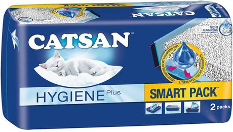 Produktbild von Catsan Smart Pack Einlegepack für die Katzentoilette 2x 2er Pack