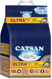 Catsan Ultra Plus Klumpstreu unparfümiert 15 l - 15 l – Bild 1 von 5