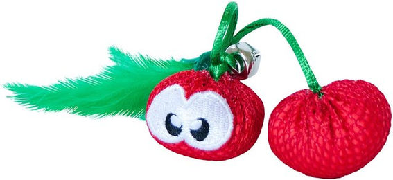 Produktbild von Catstages Dental Cherries Zahnpflege-Snack für Katzen mit Katzenminze