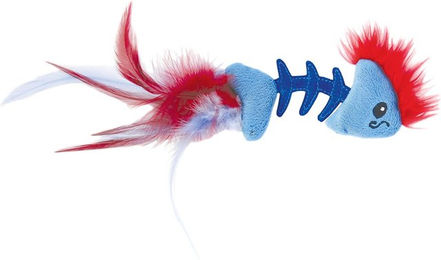 Produktbild von Catstages Katzenspielzeug Feather Fish Bone Federspielzeug aus Plüsch