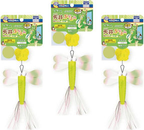 Produktbild von Catty Man Katzenspielzeug Deckenhänger Libelle 3er Set Bunt