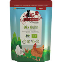 Produktbild von catz finefood Bio Huhn Pouch Getreidefrei für erwachsene Katzen 12 x 85 g - 6 x 85 g