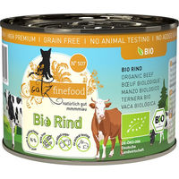 Produktbild von Catz finefood Bio Katzen Nassfutter Rind Adult 6 x 200 g - 6 x 200 g