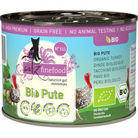 Produktbild von catz finefood Bio Katzenfutter Pute 200 g - 6 x 200 g