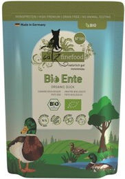Produktbild von Catz finefood Bio Nassfutter Katze Adult Ente 24x85 g - 24 x 85 g