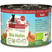 Produktbild von Catz finefood Bio No.503 Huhn Getreidefrei Katzenfutter Dose 6x200g - 6 x 200 g
