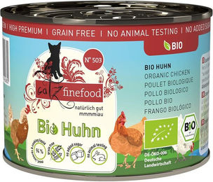 Produktbild von Catz finefood Bio No.503 Huhn Katzen Nassfutter Adult 6x200g