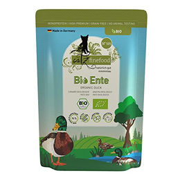 catz finefood Bio No. 505 Ente Stückchen in Sauce Katzenfutter 85 g - 12 x 85 g – Bild 1 von 10