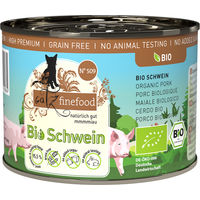 Produktbild von catz finefood Bio No.509 Schwein Getreidefrei Katzenfutter 200 g - 6 x 200 g