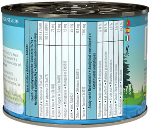 catz finefood Bio No.513 Katzenfutter Lachs Monoprotein 200 g - 6 x 200 g – Bild 1 von 4