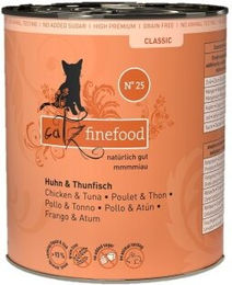Catz finefood Classic Adult Nassfutter für Katzen Huhn und Thunfisch getreidefrei 12x800 g – Bild 1 von 2