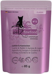 Catz finefood Classic Adult No. 11 Nassfutter für Katzen mit Lamm und Kaninchen getreidefrei 8x85 g - 8 x 85 g – Bild 1 von 2