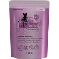Produktbild von Catz finefood Classic Adult No. 11 Nassfutter für Katzen mit Lamm und Kaninchen getreidefrei 8x85 g - 8 x 85 g