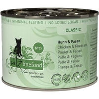 Produktbild von Catz finefood Classic Adult No. 15 Nassfutter für Katzen Huhn und Fasan getreidefrei 6x200 g - 6 x 200 g