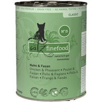Produktbild von Catz finefood Classic Adult No. 15 Nassfutter für Katzen mit Huhn und Fasan getreidefrei 12x400 g