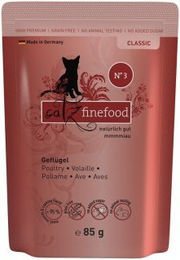 Catz finefood Classic Adult No. 3 Nassfutter für Katzen mit Geflügel getreidefrei 8x85 g - 8 x 85 g – Bild 1 von 2