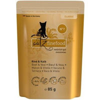 Produktbild von Catz finefood Classic Adult No. 7 Katzen Nassfutter Rind und Kalb getreidefrei 8x85 g - 8 x 85 g
