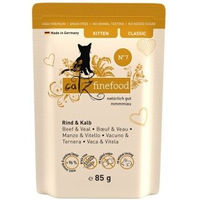 Produktbild von Catz finefood Classic Kitten No. 7 Nassfutter für Katzen mit Rind und Kalb 64x85 g mit hohem Fleischanteil - 64 x 85 g