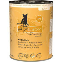 Produktbild von Catz Finefood Classic N° 7 Katzen Nassfutter Rind und Kalb Getreidefrei Adult 6x400g