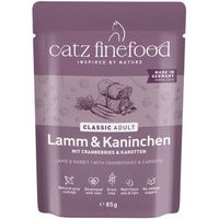 Produktbild von Catz finefood Classic Nassfutter für Katzen mit Lamm und Kaninchen getreidefrei