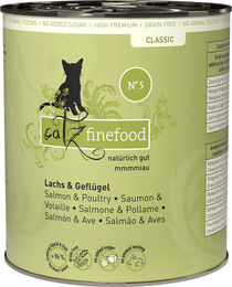 catz finefood Classic No. 05 Katzen Nassfutter Lachs und Geflügel getreidefrei 6 x 800 g - 6 x 800 g – Bild 1 von 5