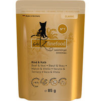 Produktbild von Catz finefood Classic No. 07 Katzen Nassfutter Rind und Kalb Adult 16 x 85 g mit hohem Fleischanteil - 16 x 85 g