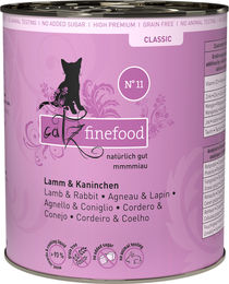 catz finefood Classic No. 11 Katzenfutter Lamm und Kaninchen getreidefrei 800 g - 6 x 800 g – Bild 1 von 2