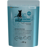 Produktbild von Catz finefood Classic No. 13 Katzen Nassfutter Hering und Garnele 16 x 85 g ohne Konservierungsstoffe und Aromastoffe - 16 x 85 g