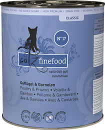 Catz finefood Classic No. 17 Katzenfutter Geflügel und Garnele getreidefrei mit hohem Fleischanteil 800 g - 6 x 800 g – Bild 1 von 2