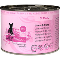 Produktbild von Catz finefood Classic No. 19 Katzenfutter Lamm und Pferd getreidefrei 12 x 200 g - 6 x 200 g