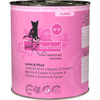 Produktbild von Catz finefood Classic No. 19 Katzenfutter Lamm und Pferd getreidefrei mit hohem Fleischanteil 800 g