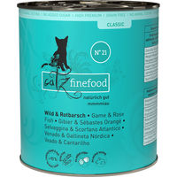 Produktbild von Catz finefood Classic No. 21 Katzenfutter Wild und Rotbarsch getreidefrei mit hohem Fleischanteil 800 g - 6 x 800 g