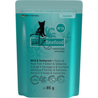 Produktbild von Catz Finefood Classic No. 21 Nassfutter für Katzen Wild und Rotbarsch 16 x 85 g ohne Konservierungsstoffe - 16 x 85 g