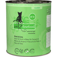 Produktbild von catz finefood Classic No. 23 Katzenfutter Rind und Ente 800 g - 6 x 800 g
