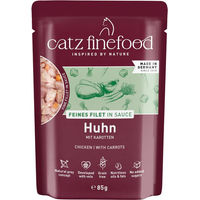 Produktbild von catz finefood Feines Filet Huhn mit Sauce Getreidefrei für Katzen 16 x 85 g