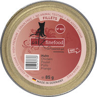 Produktbild von catz finefood Fillets N°403 Huhn Katzen-Filets getreidefrei und ohne Zucker 85 g