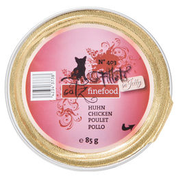 Produktbild von Catz finefood Fillets No. 403 Huhn Katzen Nassfutter Stückchen in Gelee Getreidefrei 12 x 85 g - 12 x 85 g