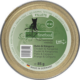 Catz finefood Fillets No. 415 Huhn und Känguru Katzenfutter getreidefrei ohne Zucker 85 g - 12 x 85 g – Bild 1 von 4