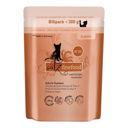 Catz finefood Katzen Nassfutter Adult Huhn und Thunfisch Stückchen in Sauce getreidefrei 300g - 6 x 300 g – Bild 1 von 5