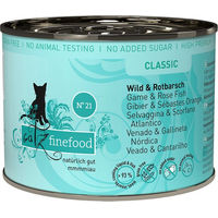 Produktbild von Catz finefood Katzen Nassfutter Adult Wild und Rotbarsch Getreidefrei 6 x 200 g - 6 x 200 g