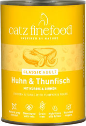 Catz finefood Katzen Nassfutter Huhn und Thunfisch getreidefrei 6 x 400 g - 6 x 400 g – Bild 1 von 3