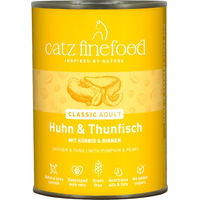 Produktbild von Catz finefood Katzen Nassfutter Huhn und Thunfisch getreidefrei 6 x 400 g - 6 x 400 g