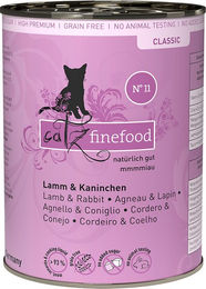 Catz finefood Katzen Nassfutter Lamm & Kaninchen getreidefrei 6 x 400 g - 6 x 400 g – Bild 1 von 3