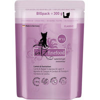 Produktbild von Catz finefood Katzen Nassfutter Lamm & Kaninchen Stückchen in Sauce Adult Getreidefrei 6 x 300 g - 6 x 300 g