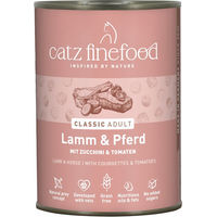 Produktbild von Catz finefood Katzen Nassfutter Lamm & Pferd getreidefrei 6 x 400 g - 6 x 400 g