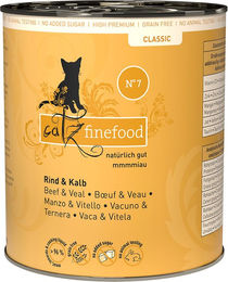 Produktbild von Catz finefood Katzen Nassfutter Rind und Kalb getreidefrei 6 x 800 g - 6 x 800 g
