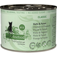 Produktbild von Catz finefood Katzenfutter Adult Huhn & Fasan mit hohem Fleischanteil 6 x 200 g - 6 x 200 g