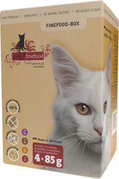 Catz Finefood Katzenfutter Box mit hohem Fleischanteil und getreidefrei 4 x 85 g – Bild 1 von 1